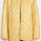 QUILTED PU BUTTON DOWN JACKET