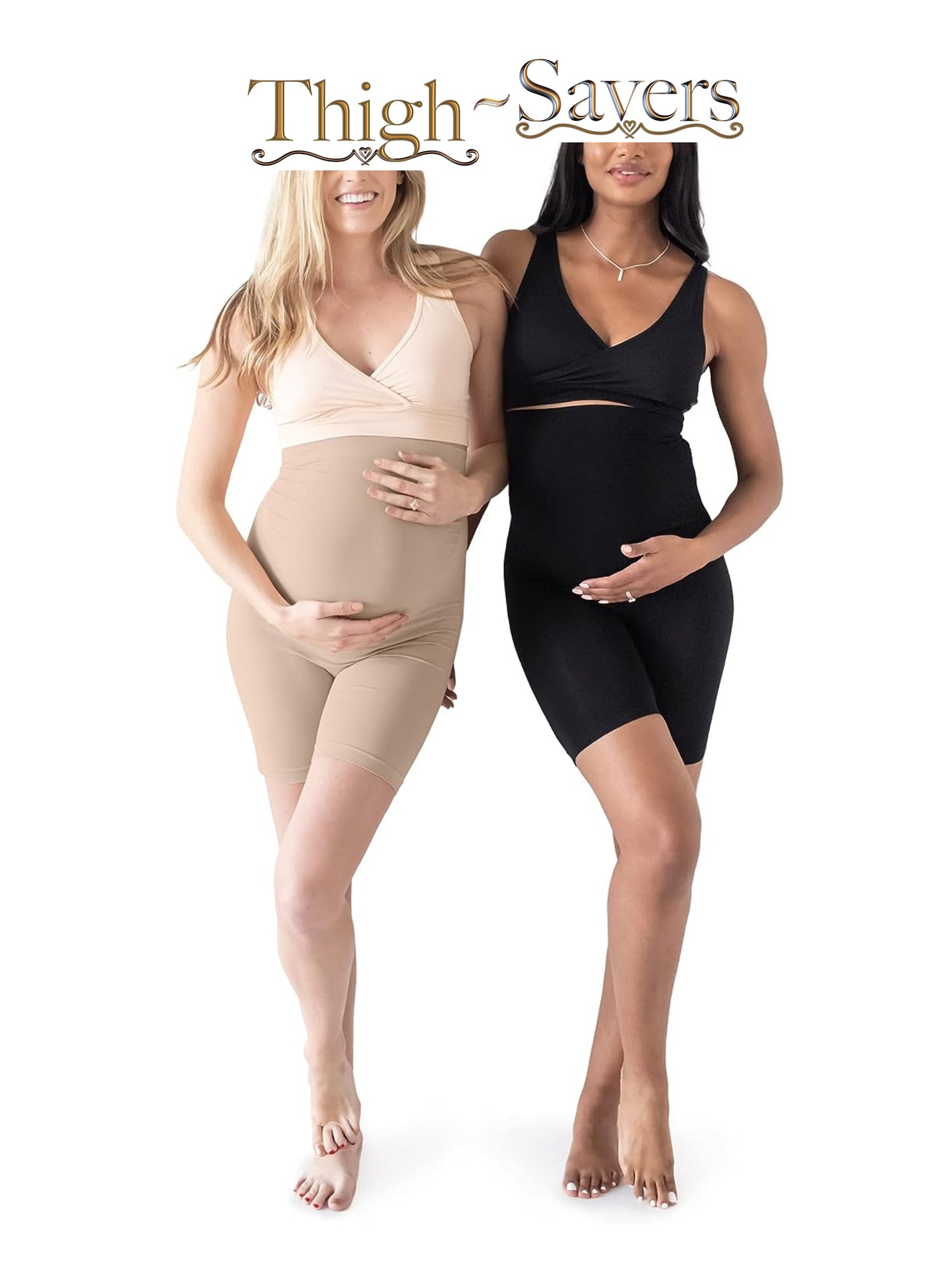 Belly-Band Underwear Thigh Savers | No Chafing Maternity Shorts