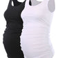Pack of 3 Essential Mama + Maternity Tank Tops S-XL