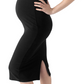 Bamboo Ribbed Maternity Midi Skirt |  | Maternity