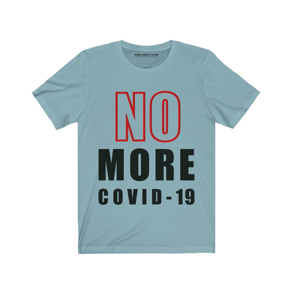 NO MORE |  Unisex | Red On White On White Jersey Short Sleeve Crew neck T-Shirts