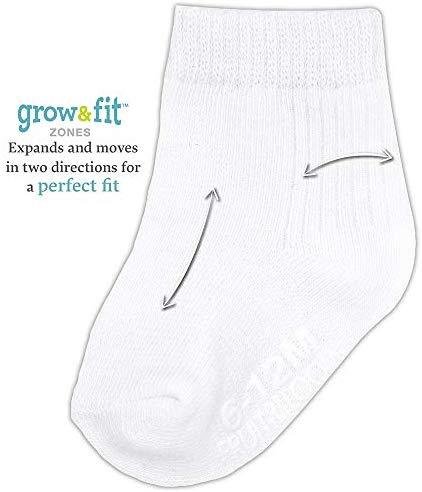 14Pc | Fruit of the Loom Unisex Baby Grow & Fit Flex Zones Cotton Stretch Socks | - EVOLVING SOULMATES ®