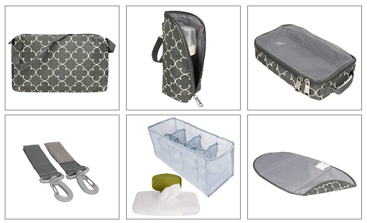7 Piece Diaper Bag Set - EVOLVING SOULMATES ®