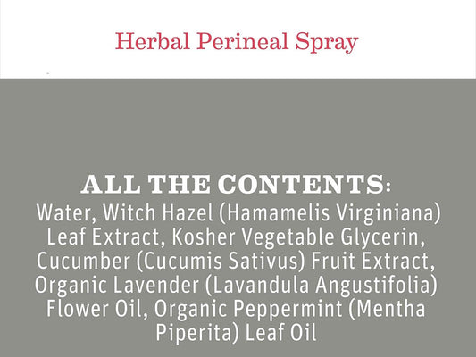 Herbal Perineal Spray | Safe for Pregnancy and Postpartum - EVOLVING SOULMATES ®