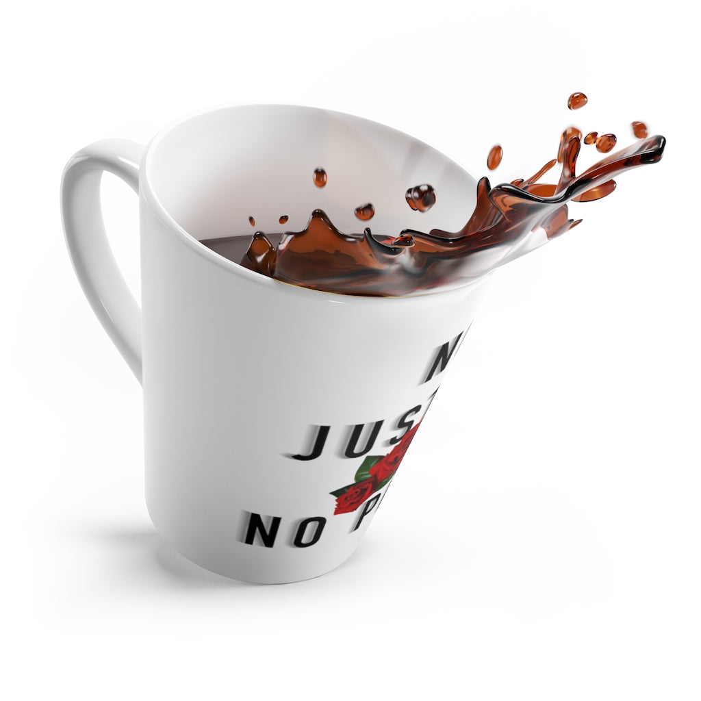 No Justice No Peace Latte Mug 12 Oz