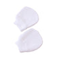 Baby Girls 3 Pair/set Simple Cute Protective Baby Mittens | Anti-Scratch baby Gloves