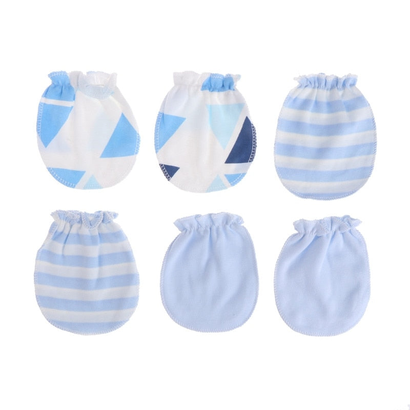 Baby Boys 3Pairs Protective Mitten