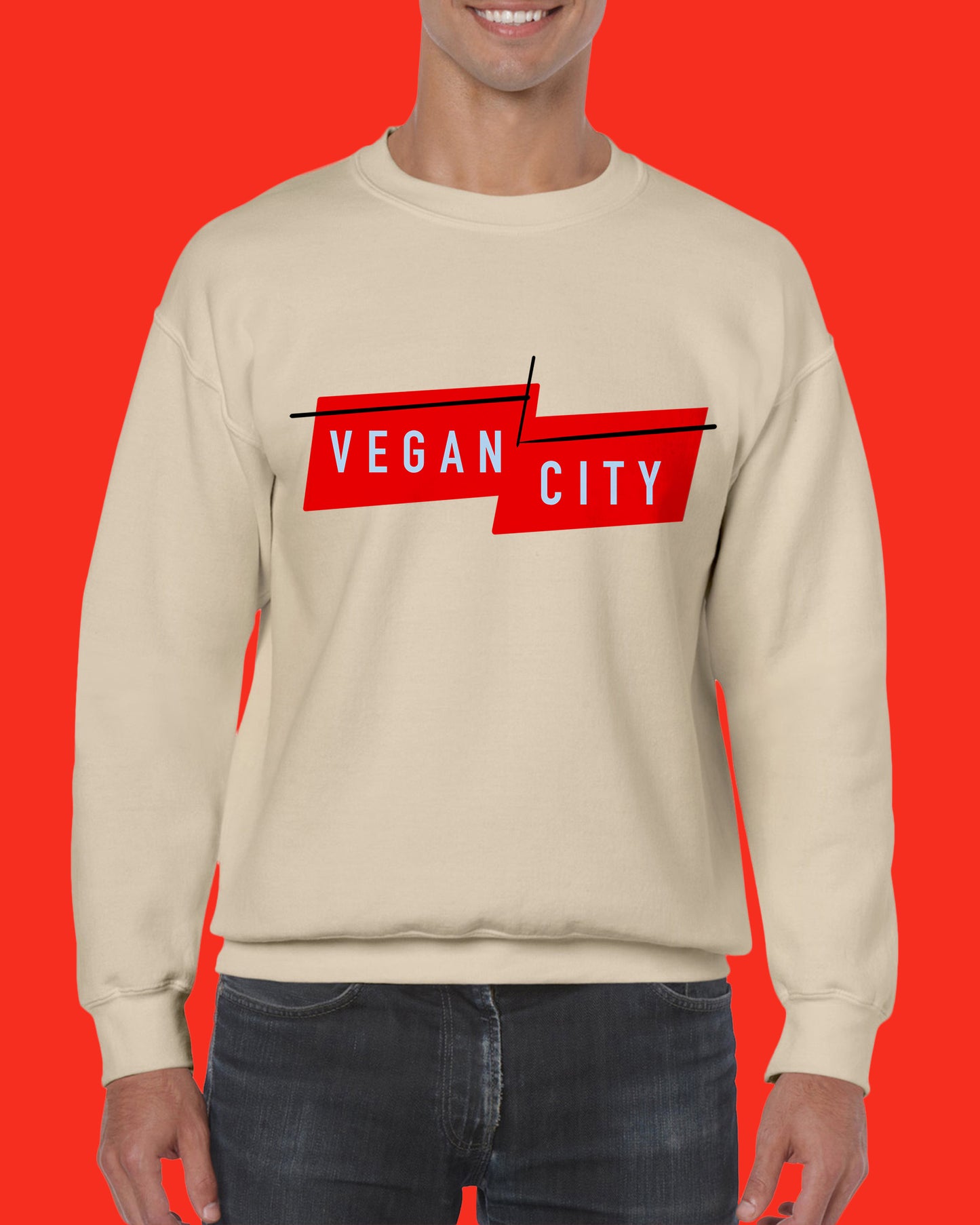 Vegan City Unisex Sweatshirts - EVOLVING SOULMATES ®