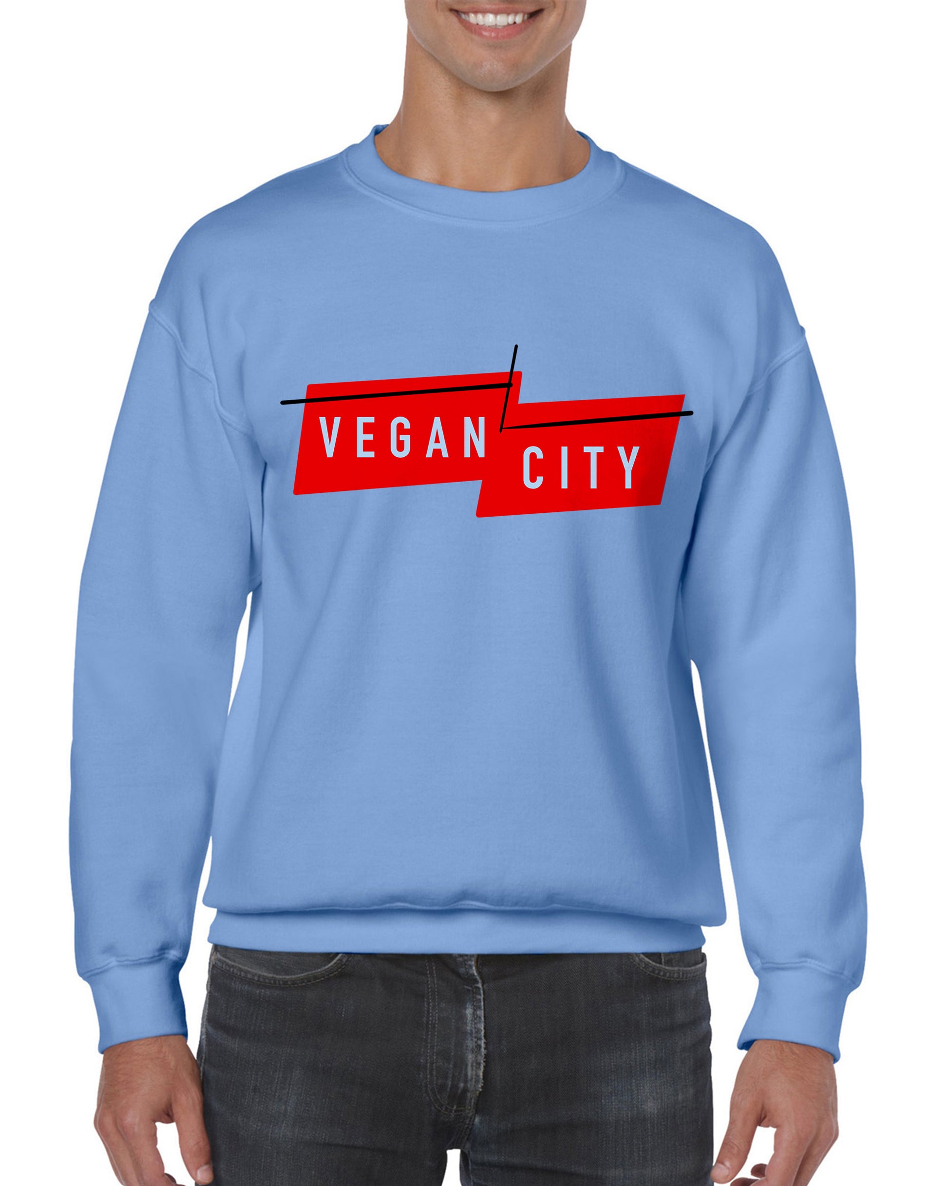 Vegan City Unisex Sweatshirts - EVOLVING SOULMATES ®