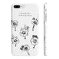 iPhone (6/6s) Black & White Floral Case EVOLVING SOULMATES® - EVOLVING SOULMATES ®