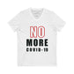 NO MORE |  Unisex | Red On White On White Men's V-Neck T-Shirt