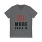 NO MORE |  Unisex | Red On White On White Men's V-Neck T-Shirt