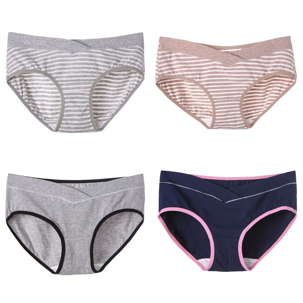 U-shaped Cotton Maternity Underwear Panties for Pregnant Women | Low Waist Briefs