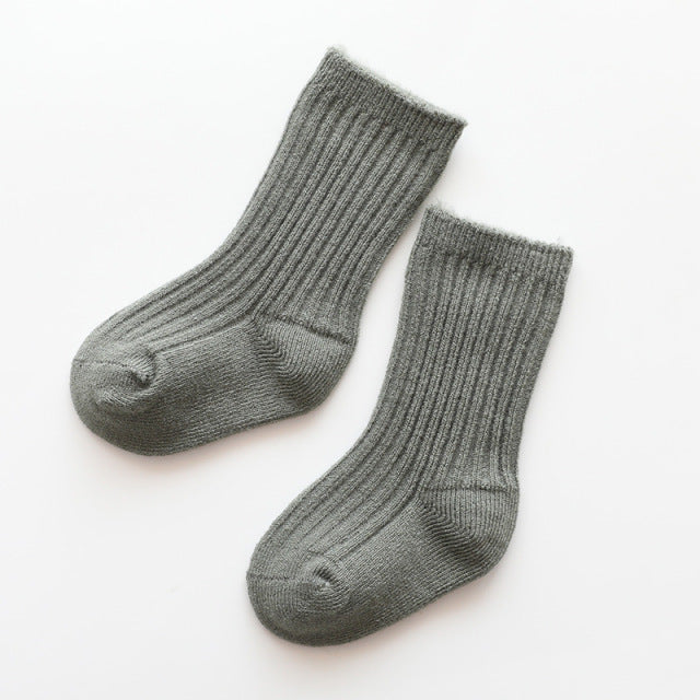 Thicken Baby Kids Socks Warm Autumn Winter Cotton Ribbed Socks | Newborn | Baby | Toddler | Kid