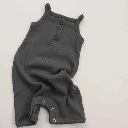 Solid Cotton Baby Camisole Sleeveless Bodysuits Cotton | Unisex Baby Outfit
