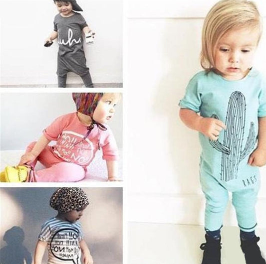 Baby & Toddlers Unisex Graphic Jumpsuit Collection - EVOLVING SOULMATES ®